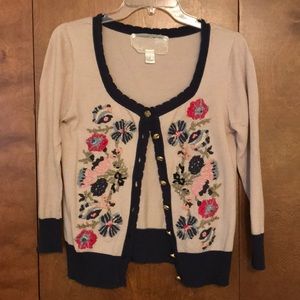 Embroidered Cardigan